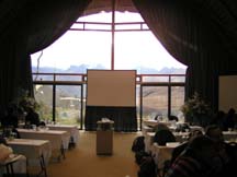 The beautiful conference center at Didima Camp
