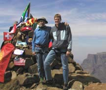 Mervyn and Warren Gans, Mountain Club of South Africa, KwaZulu-Natal Section